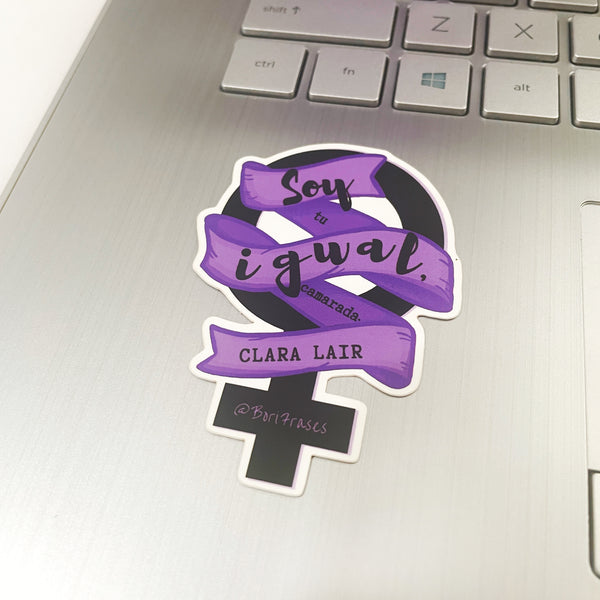 Clara, Tu Igual (Matte Sticker)