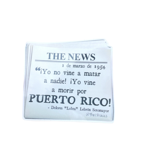 1 de marzo, Lolita Lebrón (Premium Sticker)