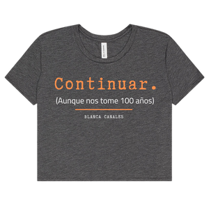 Camisa (crop top) con frase de Blanca Canales Torresola: Revolucionaria de Puerto RIco, líder de la Revolución del 1950, Grito de Jayuya