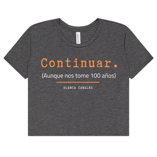 Camisa (crop top) con frase de Blanca Canales Torresola: Revolucionaria de Puerto RIco, líder de la Revolución del 1950, Grito de Jayuya