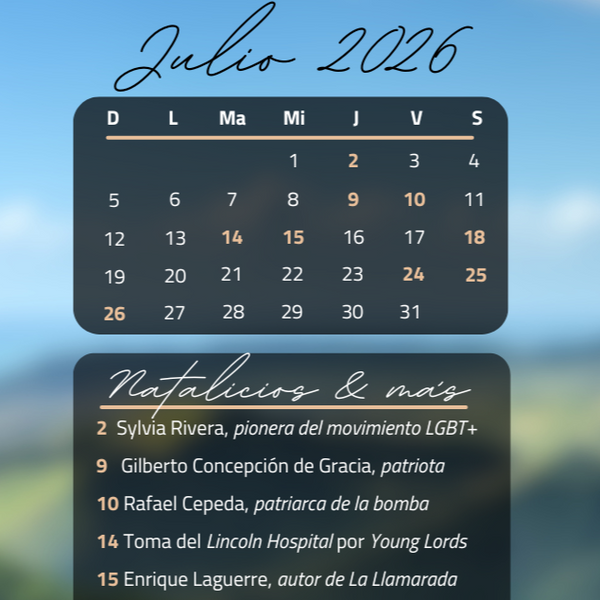 Julio 2026: Cancel Miranda (Fondo de pantalla + Frase + Calendario Nacional)