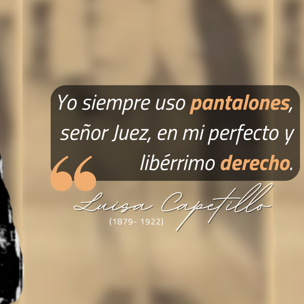 Octubre 2025: LUISA CAPETILLO (Fondo de pantalla + Frase + Calendario Nacional)