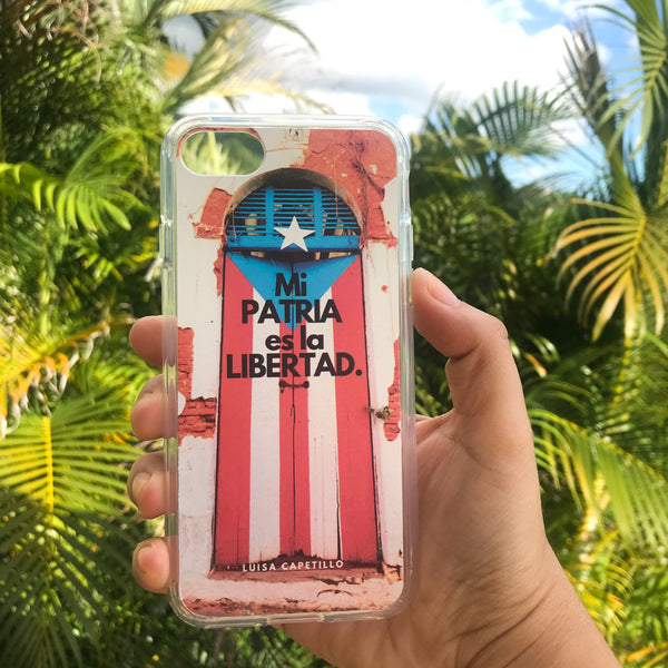 Protector iPhone con frase de la feminista puertorriqueña, Luisa Capetillo