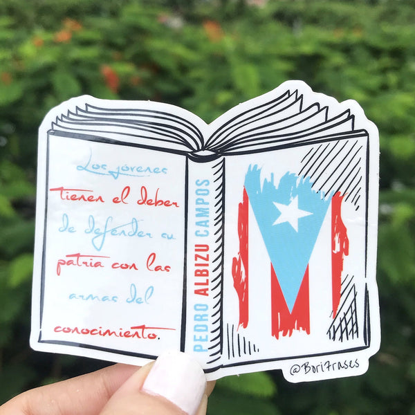 El Maestro Sticker Pack, stickers con frases de Pedro Albizu Campos | Albizu quotes stickers