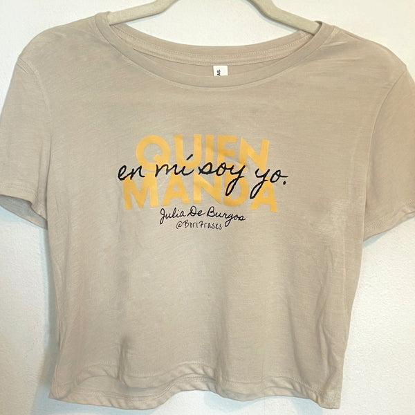 Camisa con frase de Julia de Burgos | Poet Julia de Burgos shirt