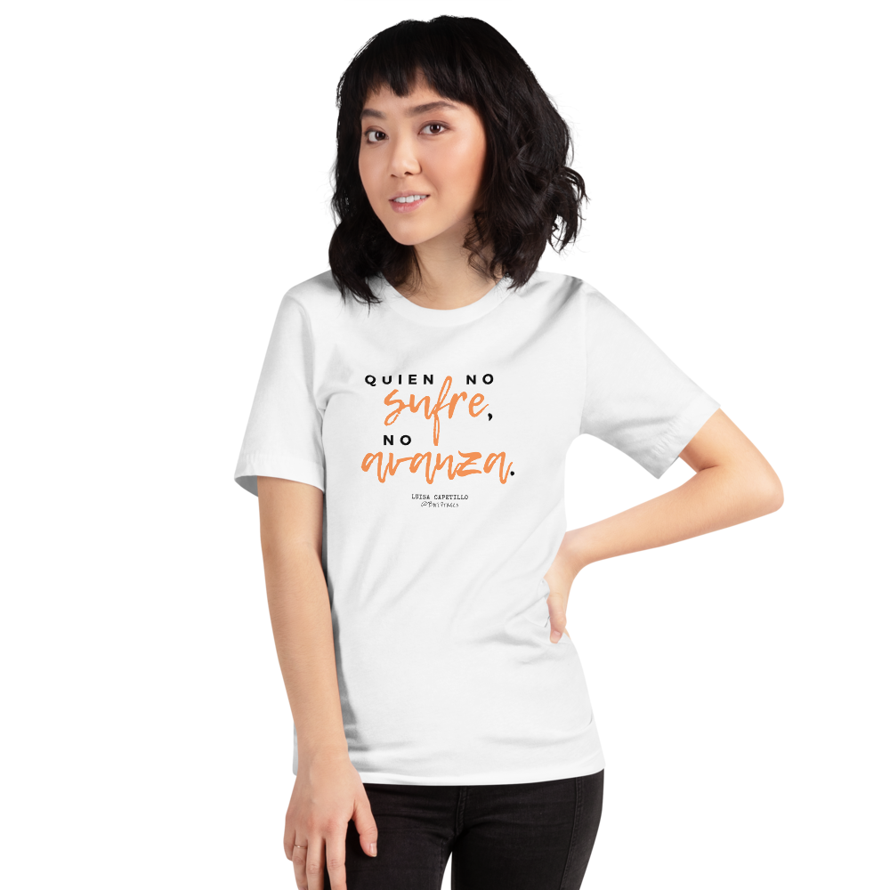 Camisa t-shirt con frase de la líder feminista de Puerto Rico: Luisa Capetillo Perón.