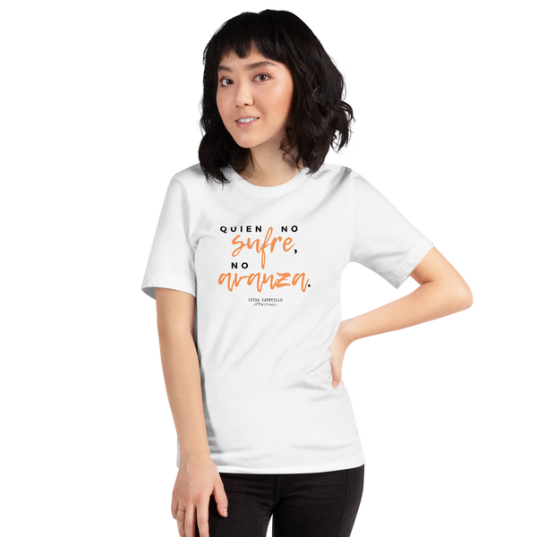 Camisa t-shirt con frase de la líder feminista de Puerto Rico: Luisa Capetillo Perón.
