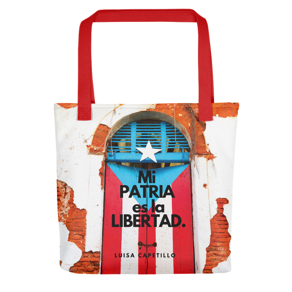  Tote Bag con frase de la feminista de Puerto Rico: Luisa Capetillo Perón